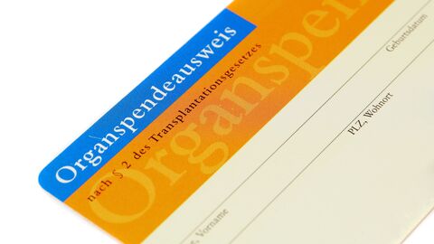 Organspendeausweis