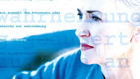 Titelseite der Broschüre Betreuungsrecht