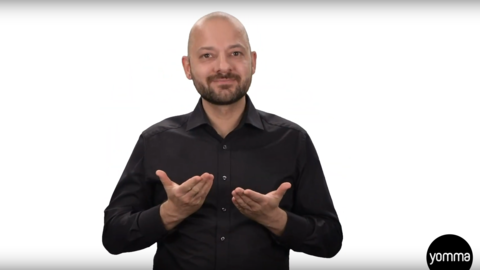 Startbild: Beiträge in Deutscher Gebärdensprache (DGS) für die Internetseite der Landesbeauftragten in Arbeit