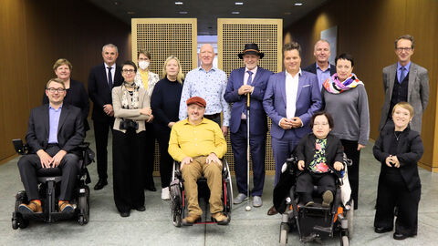 Behindertenbeauftragte des Bundes und der Länder, Erfurt, November 2022 Gruppenfoto der Behindertenbeauftragten des Bundes und der Länder