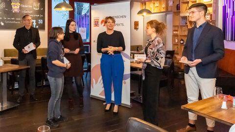 Gruppenbild der Preisträger "Menschen des Respekts"