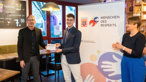 Kai Klose, Mika Schatz, Miriam Zeleke (v.l.n.r.)