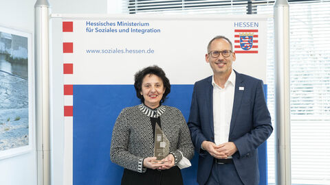 v.l.n.r. Roswitha Bielow und Kai Klose Roswitha Bielow und Kai Klose