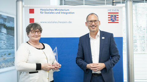 v.l.n.r. Ulrike Peschelt-Elflein und Kai Klose Ulrike Peschelt-Elflein und Kai Klose