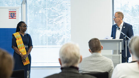 Dr. Mariame Racine Sow und Kai Klose