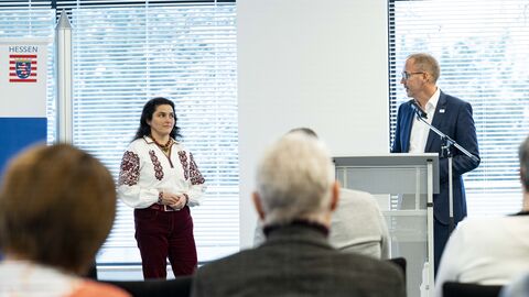 Roksolana Rakhletska und Kai Klose