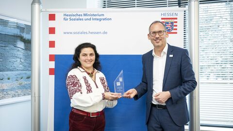 Roksolana Rakhletska und Kai Klose