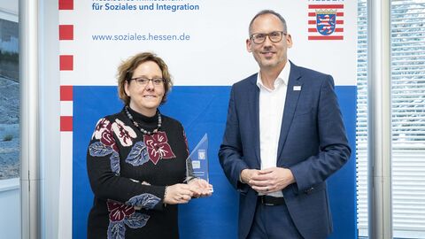 v.l.n.r. Bärbel Debold und Kai Klose Bärbel Debold und Kai Klose