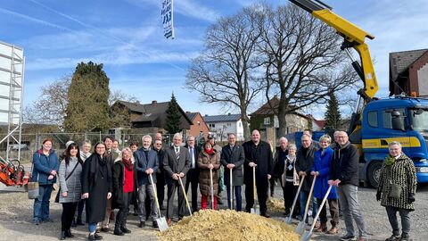 Spatenstich Gesundheitszentrums Frankenau