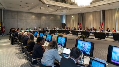 Aufnahme von der Integrationsministerkonferenz