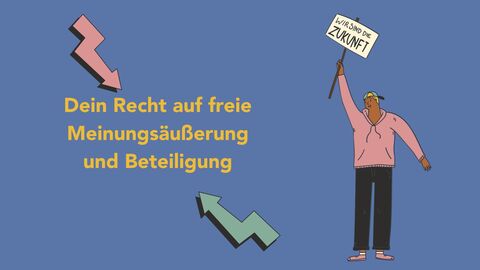 Dein Recht auf freie Meinungsäußerung und Beteiligung