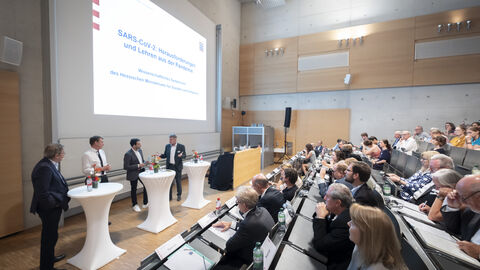 Corona-Symposium Hessen - Diskussion: "Corona stationär" mit Prof. Dr. Heyo K. Kroemer, Prof. Dr. Jürgen Graf und Prof. Dr. Steffen Gramminger
