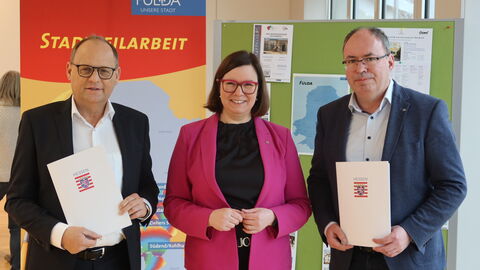 Förderbescheide  für Gemeinwesenarbeit an Stadt und Landkreis Fulda