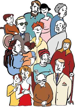 Gesellschaft Wir alle zusammen